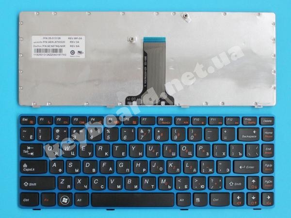 Клавіатура до ноутбука Lenovo Ideapad Z370